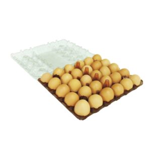 Cubetas de plástico PET reciclado para 30 huevos X290 Und Combinadas AT