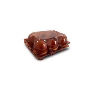 Estuche para 6 huevos ámbar